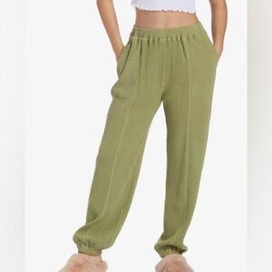 Roxy Chloe Kim Green Joggers